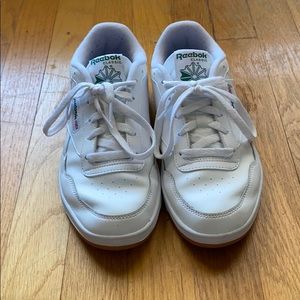 White Leather Reebok Classics